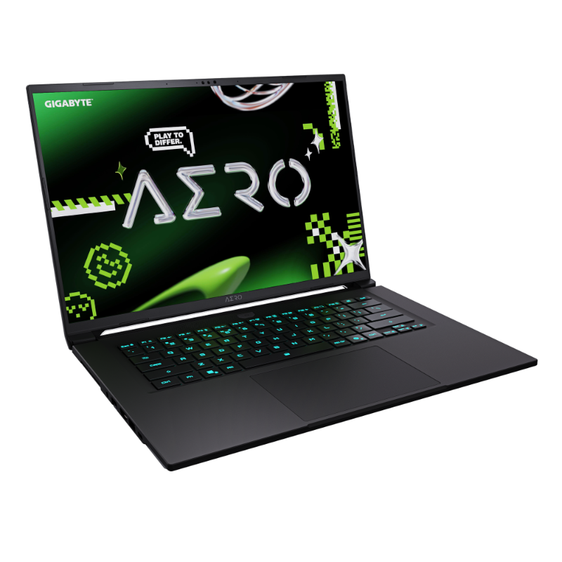 תחנת עבודה ויוצרים GIGABYTE AERO X16 · מסך QHD+ 165Hz · מעבד AI 7
